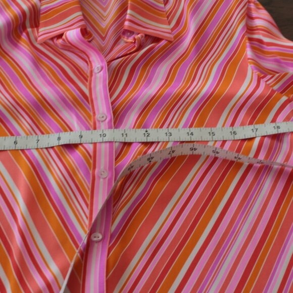 Starington Saks Vibrant Chevron Button Down Shirt - Picture 4 of 5